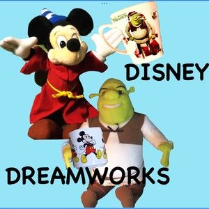 DISNEY.  &.  DREAMWORKS